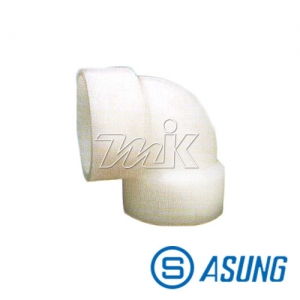아성.90도 엘보(PVDF)(용접) (14440)