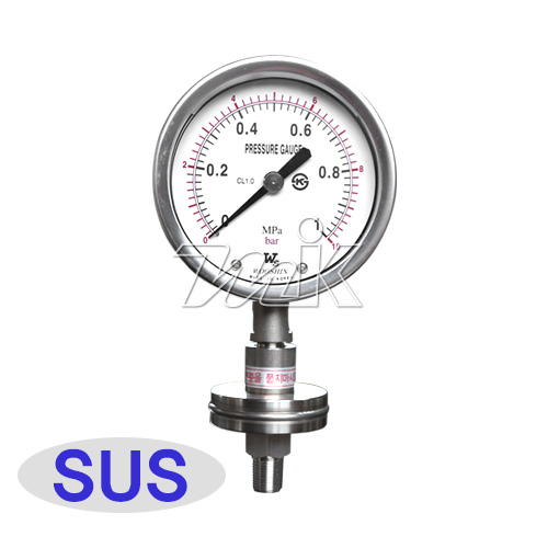 격막식 압력계 용접나사식 (100파이) (16220)