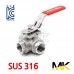 스텐프리미어볼밸브 MK 3WAY(SUS316)-L (15456)