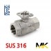 스텐프리미어볼밸브 2PC-풀보아(SUS316) MK 자동용 (19232)