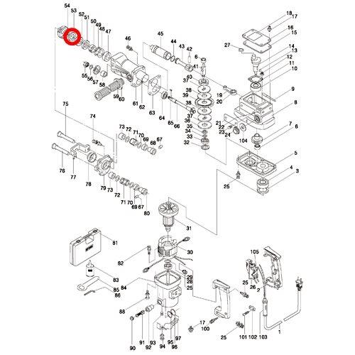 [계양부품] 베어링와셔 (53508)