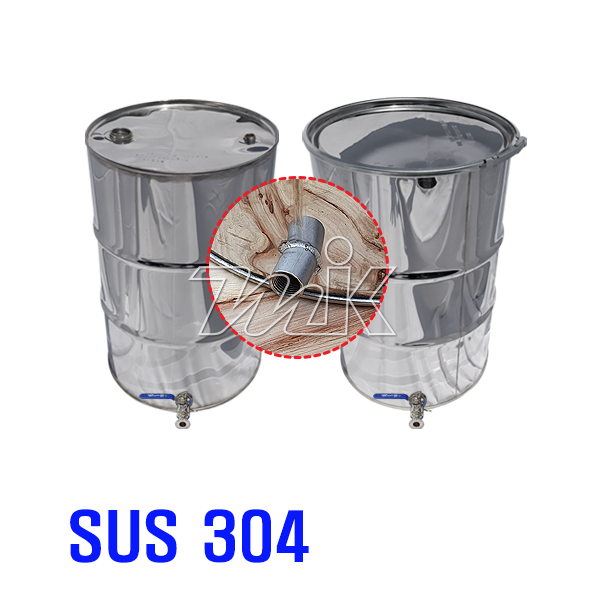 스텐드럼통200L(1.2T) 스텐소켓장착(밀폐/개방형)(20437)